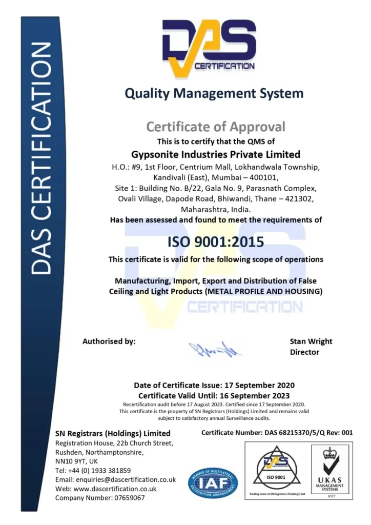 Das certification